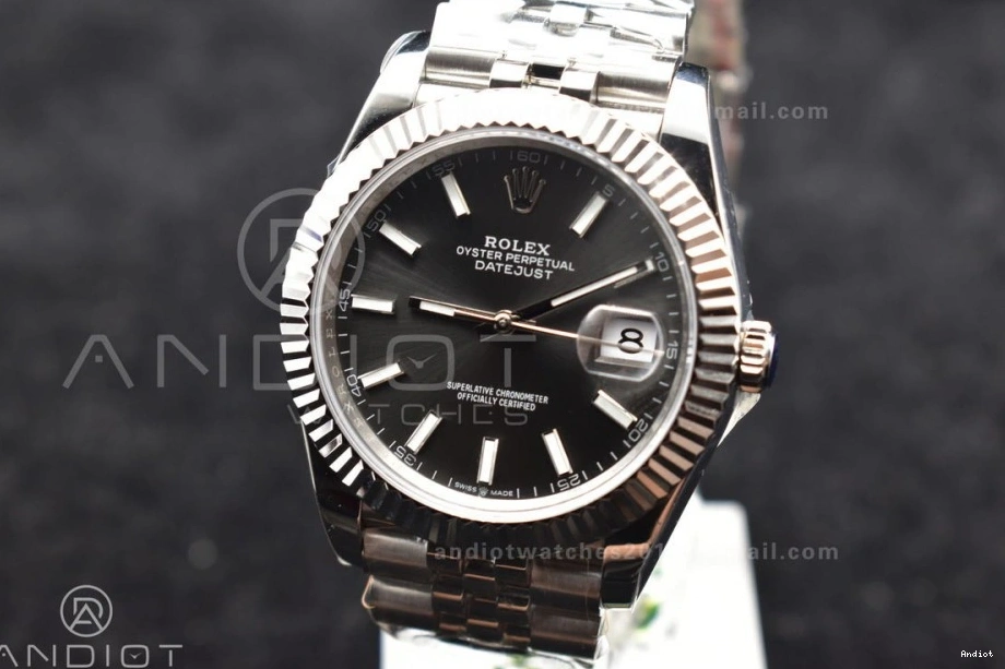 SA3235 Jubilee Best 41 1:1 Dial on DIWF DateJust Steel 904L Bracelet Grey 126334 Edition Stick 0110